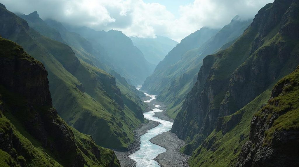 El santuario de Las Lajas está sobre el cañón del río Guáitara, a 80 km de Pasto por la vía Panamericana.
